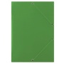 Gumis mappa, karton, A4, DONAU 'Standard', zöld
