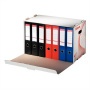 Archiválókonténer, karton, előre nyíló, iratrendezőnek, ESSELTE Standard, fehér