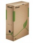 Archiválódoboz, A4, 100 mm, újrahasznosított karton, ESSELTE 'Eco', barna
