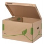 Archiválókonténer, újrahasznosított karton, felfelé nyíló, ESSELTE Eco, barna