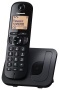 Telefon, vezeték nélküli, PANASONIC, 'KX-TGC210PDB DECT', fekete