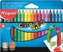 Zsírkréta, MAPED 'Color`Peps Wax', 18 különböző szín