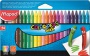 Zsírkréta, MAPED 'Color`Peps Wax', 24 különböző szín