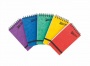 Jegyzetfüzet, A7, vonalas, 60 lap, PUKKA PAD 'Pressboard', vegyes színek