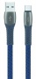 USB kábel, USB - USB-C, 1,2 m, RIVACASE 'PS6102', kék