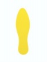 Tarifold lábnyom alakú padlójelölő matrica | sárga | 280 mm