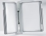 Bemutatótábla tartó, fali, 10 db bemutatótáblával, DJOIS 'Design', szürke