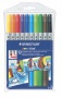 Filctoll készlet, 1-3 mm, kétvégű, kimosható, STAEDTLER 'Noris® 320', 10 különböző szín